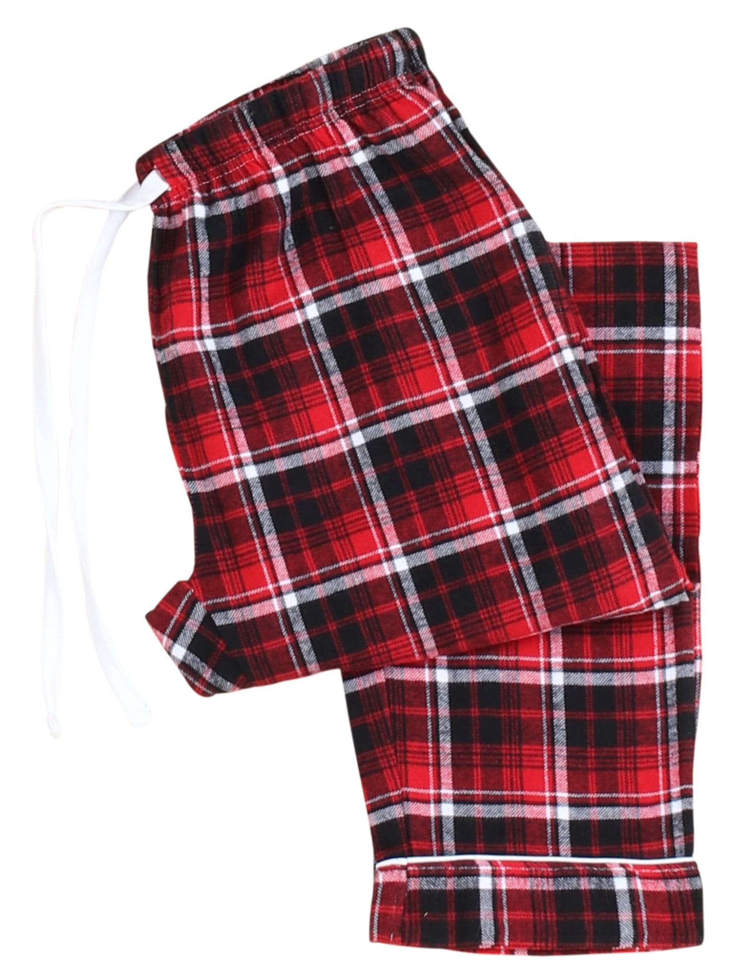 PajamaMania Women's Flannel Pajama Pants With Pockets - Plaid Sleepwear