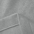 thumbnail image 4 of Trench Coat Women Double Wool Blend Overcoat with Notch Lapel Design Lined Peacoat Womens Coat (Grey M), 4 of 6