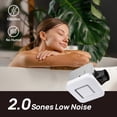 thumbnail image 5 of OREiN Bathroom Exhaust Fan with Light, 110 CFM 2.0 Sones, 27W Bathroom Fan with Light for Home, 1500lm, 3000K/4000K/5000K Selectable & Nightlight, FCC/ETL Listed, Bathroom Fan Light Combo, 5 of 9
