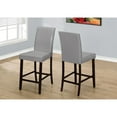 thumbnail image 5 of Monarch Specialties Dining Chair, Set Of 2, Counter Height, Upholstered, Dining Room, PU, Wood, 5 of 5