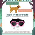 thumbnail image 3 of UOSIA Small Dog Sunglasses UV Protection Goggles Eye Wear Protection,S,Pink, 3 of 6
