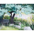 thumbnail image 2 of Design Fabrikken 18x15 Gold Ornate Wood Framed with Double Matting Museum Art Print Titled - Spring Field, 2 of 4
