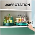 thumbnail image 3 of Estantería giratoria estantería de plato giratorio Almacenamiento cosmético Organizador antideslizante Dormitorio Dormitorio Gadget bandeja suministros para el hogar verde grande 360 ​​grados Inevent HA011511-02B, 3 of 7