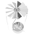 thumbnail image 3 of 1xMetal Xmas Rotating Tea Light Candle Holder Center Decor-Elf, 3 of 7