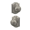 thumbnail image 3 of Schlage FC172AND619CAM Custom Andover Non-Turning Two-Sided Dummy Door Knob Set - Nickel, 3 of 7