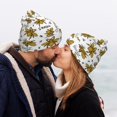 thumbnail image 5 of Pofeuu Hohey Bee Golden2 Print Beanie Hat for Men Women Knit Winter Hat Warm Cuffed Skull Beanie Slouchy Soft Unisex, 5 of 6