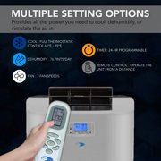 Whynter Elite Dual Hose Digital Portable Air Conditioner Dehumidifier, 400 sq ft Efficiency ARC-122DS