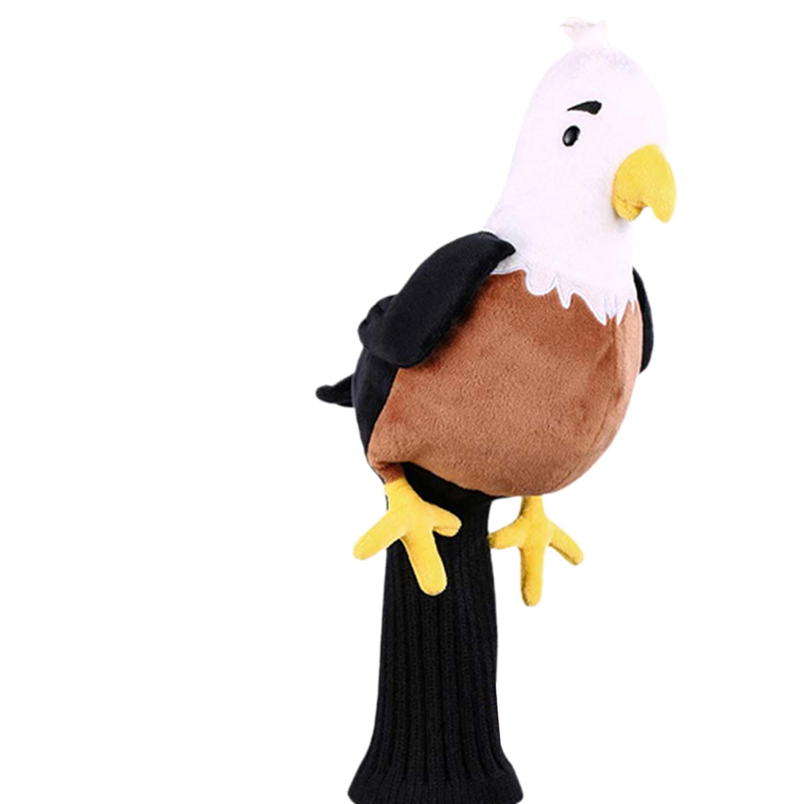 Golf Headcover Driver Protector Knitted Plush Animal Design Fits Adults and Golfers