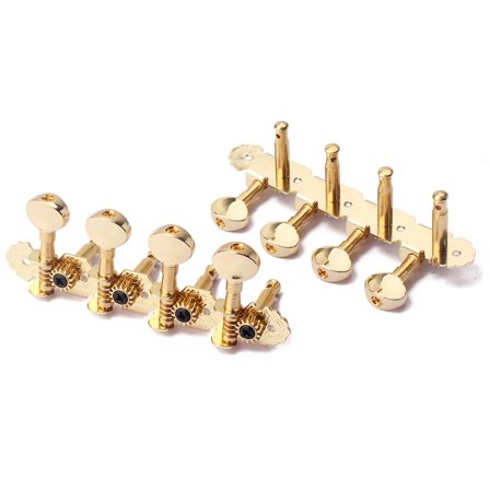 HOMEMAXS Mandolin Guitar Machine Heads Handed Tuning Pegs 4L4R Tuner Set with Mounting Screws Ferrules Mandolin/8 Strings Guitar