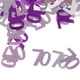 thumbnail image 5 of El Nuevo Confeti Rosado De La Tabla De Plata Asperja Hoja Del Aniversario Del Cumpleaños De La Edad Zulema Chispitas de confeti, 5 of 6