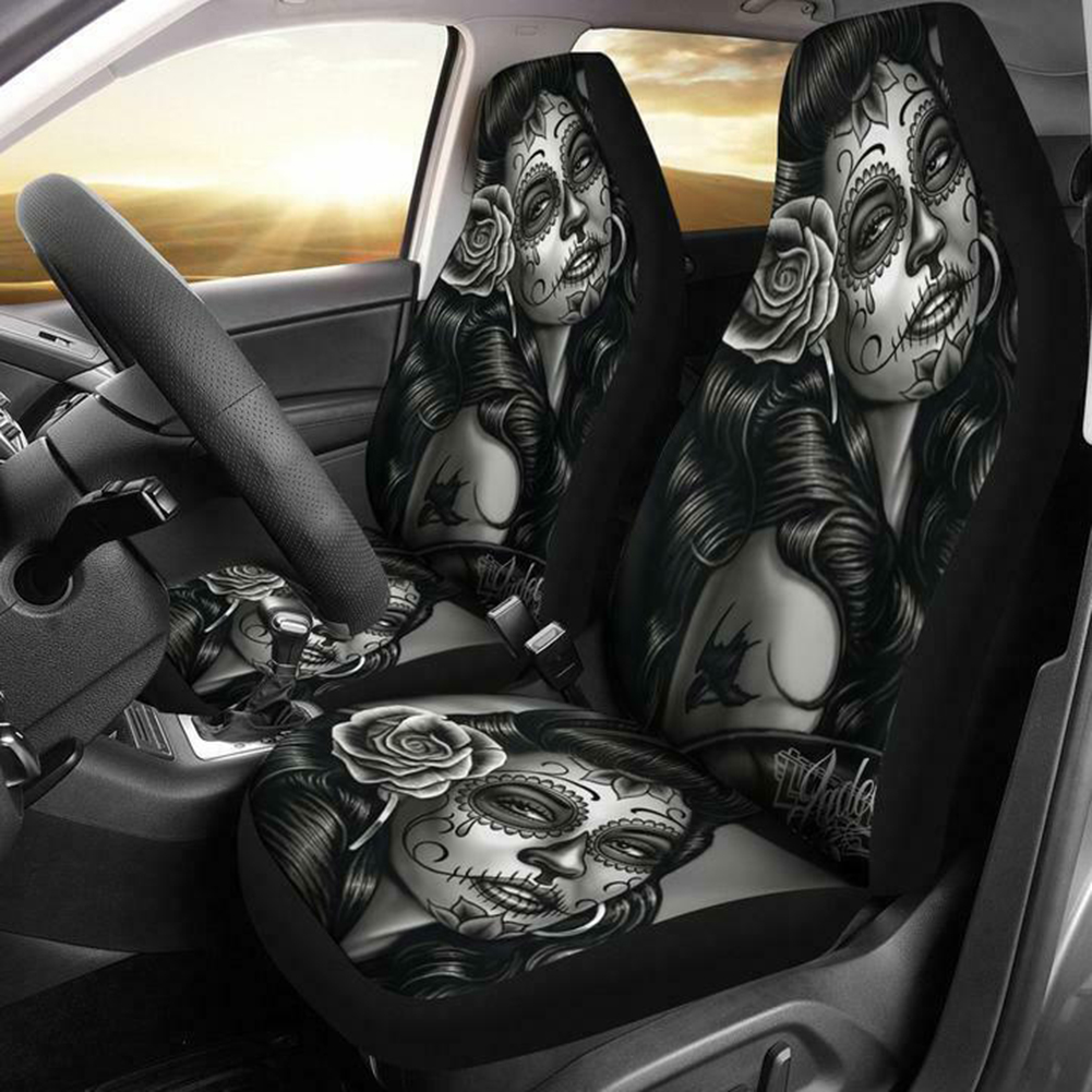 Car Front Seat Cover Printed Fashion Auto Seat Cover Universal Car Front Seat Cover Car Interior Accessories For Car Truck Van - image 4 of 9