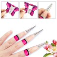 thumbnail image 4 of 100 Pcs Butterfly Nail Art Acrylic Nail/UV Gel Nail Extension Head form Guide Sticker, 4 of 7