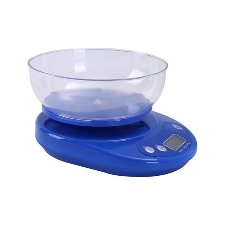 

Food Kitchen Bowl Scale Digital Ounces and Grams for Cooking Baking Meal Prep Dieting and Weight Loss 11lb/5kg