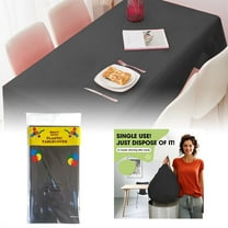 White Tablecloth Table Covers, Heavy-Duty Disposable Tablecloth for Event, Wedding, Birthday, Durable & Waterproof Party Tablecloths â 54â x 108â Rectangular Cloths