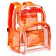 thumbnail image 1 of Mochila Vorspack de PVC transparente, resistente, naranja, 1 of 6