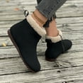 thumbnail image 6 of POROPL Boots for Women Ankle Flat Fleece Warmretro Shoes,Boots for Women Size 6, 6 of 9