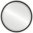 thumbnail image 1 of London Framed Round Mirror - Matte Black - 19" x 19", 1 of 7