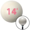 thumbnail image 1 of Pink 14 Year Retro Series Ivory Shift Knob with M16 x 1.5 Insert Shifter Auto Brody, 1 of 1