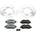 thumbnail image 3 of PowerStop Rear Z36 Truck & Tow Carbon-Fiber Ceramic Brake Pad and Drilled and Slotted Rotor Kit Fits: FORD Select Models K7145-36, 3 of 9