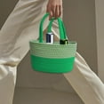 thumbnail image 5 of Latrodar Desktop Storage Basket Woven Storage Basket Cotton Thread Storage Basket Green Safe&Non-toxic, 5 of 5