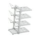 thumbnail image 2 of Estante de sartén ajustable 4 niveles estante de doble cara debajo de la encimera de fregadero organizador para servir platos hotel, 2 of 9