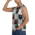thumbnail image 3 of Disketp Cherries Laid Sleeveless Tshirts For Men, Muscle Shirts For Men Dry Fit Tank Top-3x-Large, 3 of 8