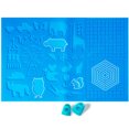 thumbnail image 1 of Plantilla de silicona de dibujo creativo a juego, varios patrones adecuados para principiantes 3D/niños/regalos para adultos tablero auxiliar de juguetes 3D Zhivalor 222824-1, 1 of 4