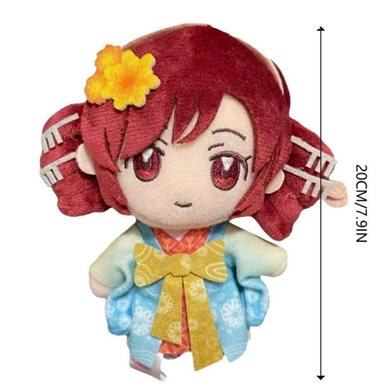 Kasane Teto Plush With Flower Petal Pin 7.9 Inch Nippurike Mascot