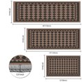thumbnail image 3 of IsecretJoy Washable Kitchen Rugs Sets of 3, Non Slip Kitchen Mats for Floor Waterproof & Stain Resistant Runner Rug for Kitchen, Laundry Room, Hallway, 3 of 11