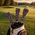thumbnail image 5 of Yuyamidu Skull Golf Club Head Cover with Soft Lining Pink Bow Golf Club Cover Waterproof PU Leather Hybrid Fairway Driver Headcover Golf Gift for Golfers, 5 of 7