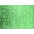thumbnail image 1 of Ahgly Company Indoor Rectangle Trellis Emerald Green Modern Area Rugs, 3' x 5', 1 of 4