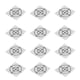 thumbnail image 4 of 100 parches adhesivos reflectores de resina con láminas reflectantes autoadhesivas para estudio con estación total de 2 x 2 cm, 4 of 15