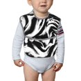 thumbnail image 6 of Susaid Leopard And Zebra 2 Print Bibs for Babies Toddlers Adjustable Waterproof Free Soft Durable Bibs for eating with Large Pocket Food Catcher, 6 of 8