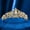 B, variant on 1pc, metal zinc alloy fashion party hair accessories, white rhinestone tiara bridal crown elegant princess tiara, ideal gift choice for women