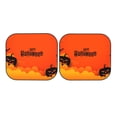 thumbnail image 7 of Windshield Sun Shade, Happy Halloween Bat Foldable Car Sun Shade Windshield for Front, 2 Pieces, 7 of 7