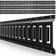 thumbnail image 1 of VEVOR E-Track Tie-Down Rails, 4 Pack, 7.7 ft E Track Rails Secures Cargo & Heavy Loads Up to 2,000 lbs, Trailer Tie-Down System Suitable for Garages, Vans, Motorcycle Tie Downs, ATV Mountings, 1 of 9