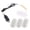 1 meter, variant on CIYISON USB 5V to 6V LR20 D Battery Eliminators USB Power Supply Cable, 4Pcs LR20 D Battery Replace Replacement Adapter