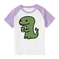 thumbnail image 1 of RXIRUCGD 2025 Vêtements d'Été pour Enfants Tout-Petits Garçons Filles Mode Mignon Col Rond Imprimé Manches Courtes, 1 of 7