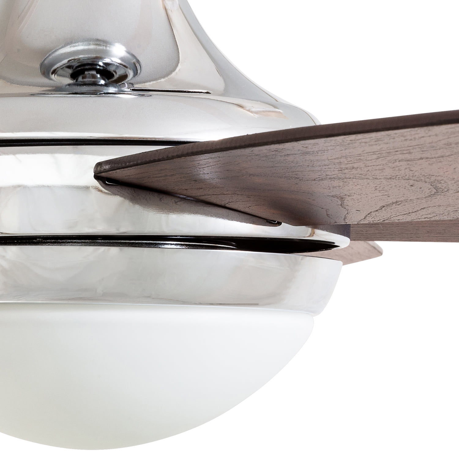 Prominence Home Ashby 52'' Chrome Contemporary Tri Mount Indoor Ceiling Fan