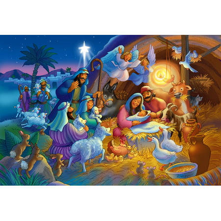 Vermont Christmas Company Heavenly Night - 100 Piece Jigsaw Puzzle ...