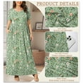 thumbnail image 4 of WUJINXIA Women's Summer Plus Size 2X to 6X Maxi Loose Dress with Pockets, 4 of 7