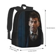 thumbnail image 2 of Doctor Who Backpack, Casual Laptop Backpack for College School, Back To School Gift for Men & Women, Unisex Computer Bag, Fits 15 Inch Notebook, 2 of 9