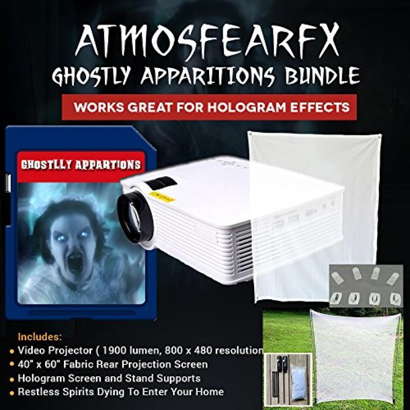 Atmosfearfx Ghostly Apparitions Video Projector Kit With Rear