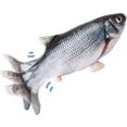 thumbnail image 1 of Movable Fish Cat Toys Electric Flop Cat Toy Realistic Plush Electric Wobble Fish Toy Simulation Interactive Fun Chew Toys For Cats, 1 of 8