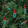 thumbnail image 6 of Novelty Lights 50 Light Red Christmas Mini String Light Set, Green Wire, Indoor/Outdoor UL Listed, 25' Long, 6 of 7