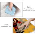 thumbnail image 4 of Football Canvas Picnic Mat - Waterproof Outdoor Blanket - Large Portable Mats with Travel Bag for Picnics and Family Gatherings - Foldable, Easy to Clean, and Durable Design, 4 of 6