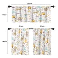 thumbnail image 4 of LALILO Kitchen Curtains and Valances Set of 3 36" With Cute Window Treatment Tiers for Window Decor, 4 of 5