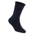 thumbnail image 3 of Lian LifeStyle Fantastic Children's 6 Pairs Wool Crew Socks Super Comfortable, Soft, and Durable LK0601 Size 6M-12M (Black), 3 of 4