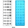thumbnail image 2 of 1 placa de acero inoxidable con diseño floral para estampar uñas, plantilla rectangular para imágenes de uñas, plantilla de estampado de color de acero inoxidable, placas para decoración de uñas, 2 of 3