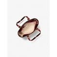 thumbnail image 2 of Michael Kors Outlet Jet Set Extra-Small Metallic Logo Debossed Convertible Tote Bag - Cherry, 2 of 3